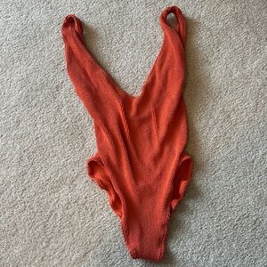 Youswim Kids Bodysuit in Bold Orange